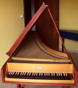 used italian harpsichord