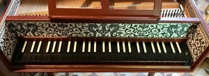Flamish ebony bone Keyboard